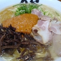 「大盛りラーメン 380円+ピリ辛具 200円」@博多ラーメン 膳 小笹店の写真