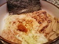 「脂そば」@元祖脂そば 背脂醤油 のあの写真