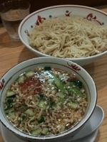 「冷やし鶏塩つけ麺」@中華そば てんくうの写真