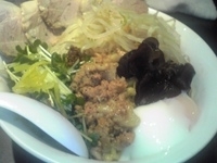 「ちょっとづつ全部のせ油めん（塩・大盛）」@拉麺研究所 香の写真