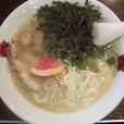アオサ入鶏パイタン麺