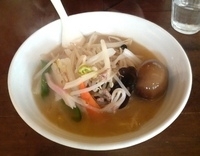 「野菜らーめん+味玉（1,000円）」@八木屋の写真