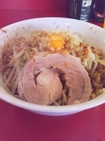 「まぜそば（大）+ニンニク少なめ+アブラ」@ジャンクガレッジ 東大宮店の写真