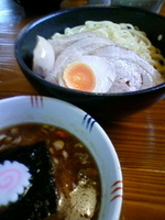 「味玉チャーシューつけ麺大盛り+自家製なめらかプリン」@麺屋 渡来人（Try-Jin）の写真