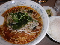 「ピリ辛もやしラーメン（700円）」@はなまるラーメンの写真