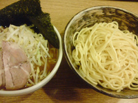 「にんにくもりそば（麺固め）+のり」@大勝軒 節物語in本厚木の写真