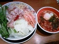 「豚しゃぶ激辛つけ麺（ノーマル）」@二代目丸源 春日井市民病院前店の写真