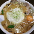 みそチャーシューとろろ月見ラーメン（麺カタメ）￥1,150