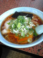 「アルプスラーメン（メンカタメ）（550円）」@アルプス食堂の写真