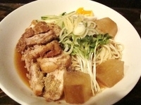 「冷煮干そば+肉増し」@麺処 遊の写真