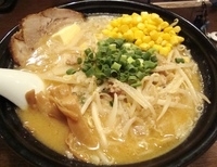 「味噌らーめん+バター+コーン」@北海道らーめん 魚らん坂 両国店の写真