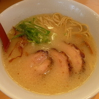 「ちゃーしゅー麺（太麺 麺硬め）」@麺匠 喜楽々の写真