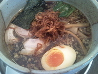 「焦がし醤油ラーメン（細麺）」@麺屋 番の写真