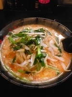 「豚骨味噌らーめん（TP温野菜サービス）￥780円」@めんりき匠 清瀬店の写真