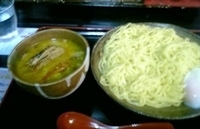 「カレーつけ麺Aセット」@つけめん専門店 響。HIBIKIの写真