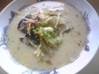 「日替わりラーメン（とんこつ野菜ラーメン）」@文京区役所 職員食堂の写真