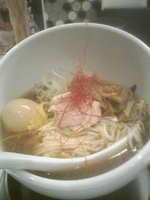 「海老そば味玉入り+海老焼ぎょうざ 合計1200円」@二代目 けいすけ 海老そば外伝の写真