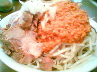 「ぶた入りオロチョン油そば（￥650）」@にかいやの写真