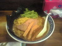 「こってり海苔ラーメン大盛り+とりまよ丼」@らーめん がんちゃの写真