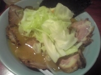 「チャーシューメン+キャベツ+ゴハン」@ラーメン専門店 モンゴメリーの写真
