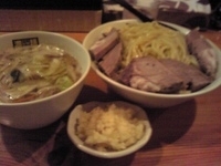 「濃菜つけ麺（大盛）+ローストポーク+ニンニクダブル」@濃菜麺 井の庄の写真