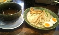 「つけ麺+煮たまご」@徳川町 如水 本店の写真