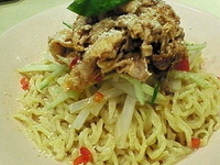 「息吹（冷やし中華風）+中盛（無料サービス） 500円（割引券）」@ZERO 1の写真