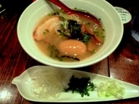 「塩味玉らーめん+ねぎ」@中華蕎麦 ぷかぷかの写真