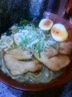 「らーめん」@熟成鶏醤油らーめん 上弦の月の写真