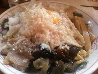 「油めん（ニンニクたまねぎアブラ）」@らーめん ぽっぽっ屋 水道橋店の写真