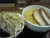 「味噌つけめん（特盛）+チャーシュー+野菜大盛+ニンニクダブル」@味噌麺処 花道庵の写真