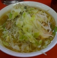 「小らーめん（650円）、ニンニク」@ラーメン二郎 茨城守谷店の写真