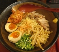 「冷たい麺（太麺）」@尾道ラーメン 麺一筋 水道橋西口店の写真