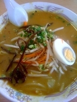 「インドみそラーメン￥620+小ごはん￥150」@味良の写真