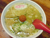 「赤湯からみそミニラーメン」@龍上海 新横浜ラーメン博物館店の写真