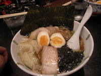 「特製らぁめん全部入り￥800（開店サービス-￥200）」@開花屋 楽麺荘 柏店の写真