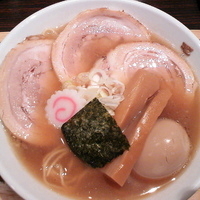 「チャーシューメン（麺カタメ）¥800 味玉¥100」@中華そば・もりそば 順風の写真