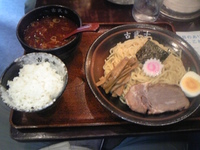 「激辛つけ麺 中盛」@麺処 古武士 新宿西口小滝橋通り店の写真