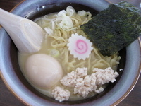 「≪開店記念特別価格≫特製とりそば￥500+特濃￥50」@麺屋 ざくろの写真