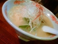 「鶏白湯らーめん780円」@麺・酒処 ぶらりの写真