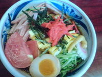 「冷やし中華」@白河中華そばの写真