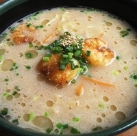 「海老入り白湯麺（塩）」@China Voyagerの写真