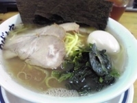 「チャーシューラーメン（油多め）+味付玉子+ライス」@横浜家系ラーメン 武蔵境つばさ家の写真