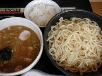 「つけ麺大盛（830円）ランチライスサービス」@麺屋 はつがい 津志田店の写真