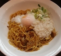 「背油そば（汁無し）」@めん処 翔の写真