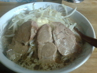 「らーめん（脂・にんにく）」@へーちゃんラーメンの写真