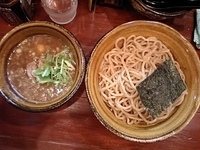 「味玉肉入りつけ麺（大盛り）」@麺屋 えん寺の写真