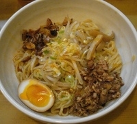 「辛油そば、チャーシュー丼」@麺屋 帝旺の写真