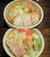 「石神井濃菜麺+ごはん（小）」@麺処 井の庄の写真