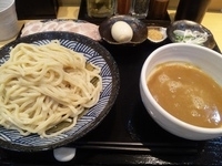 「つけ麺中盛 チャーシュー・味玉トッピング」@つけ麺 道の写真